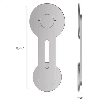 Magnetic Phone Mount Holder for Laptop - Silver - OhYouLuckyDuck.com.au
