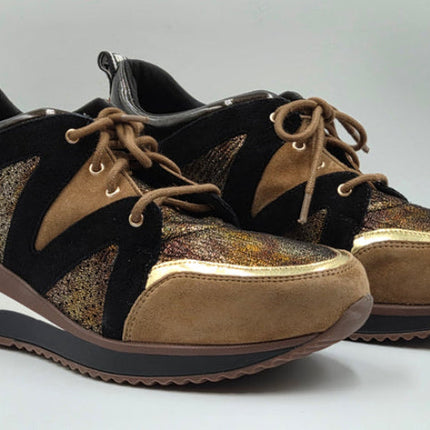 Mamzelle Voleta Tan And Black Sneaker