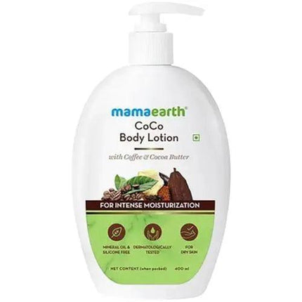 Mamaearth CoCo Body Lotion With Coffee and Cocoa for Intense Moisturization 400mL - OhYouLuckyDuck.com.au