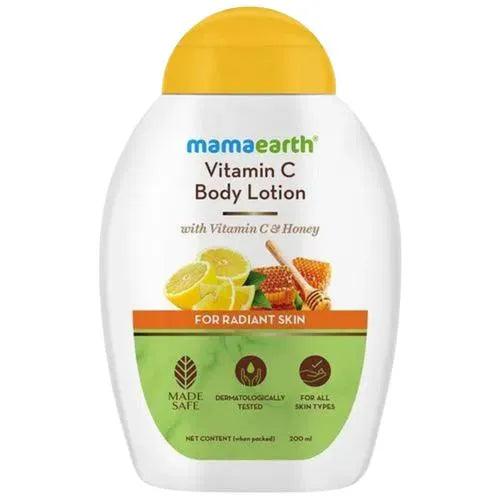 Mamaearth Vitamin C Body Lotion - With Honey 200mL - OhYouLuckyDuck.com.au