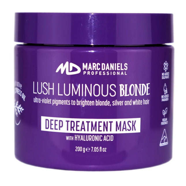 Marc Daniels Lush Luminous Blonde Deep Treatment Mask 200g - OhYouLuckyDuck.com.au