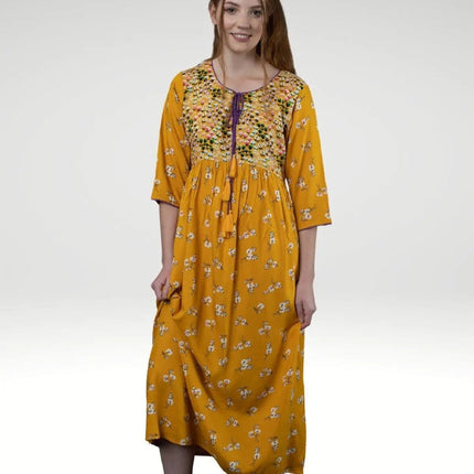 Zoha Online Marigold Dress