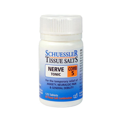 Martin & Pleasance Schuessler Comb 5 Nerve Tonic 125 Tablets - OhYouLuckyDuck.com.au