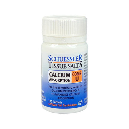 Martin & Pleasance Schuessler Comb U Calcium Absorption 125 Tablets - OhYouLuckyDuck.com.au