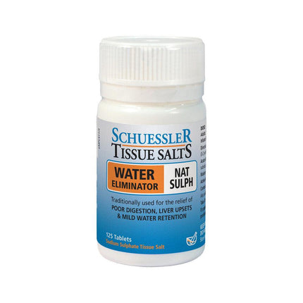 Martin & Pleasance Schuessler Nat Sulph Water Eliminator 125 Tablets - OhYouLuckyDuck.com.au