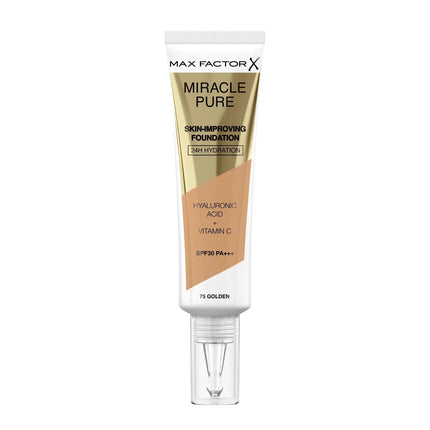 Max Factor Miracle Pure Foundation 75 Golden - OhYouLuckyDuck.com.au