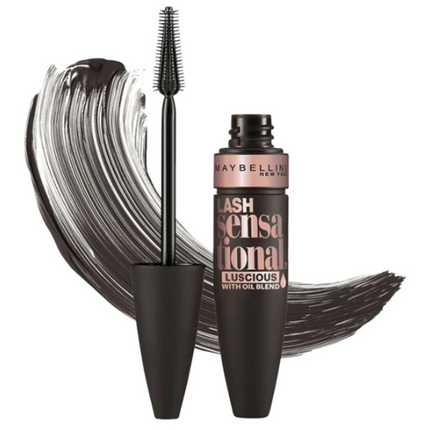Maybelline Lash Sensational Luscious Mascara Blackest Black - OhYouLuckyDuck.com.au