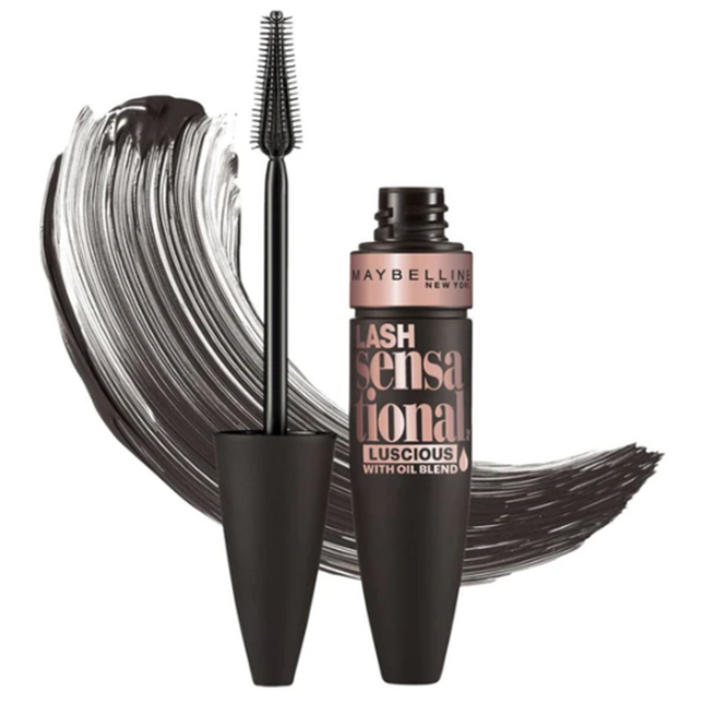 Maybelline Lash Sensational Luscious Mascara Blackest Black - OhYouLuckyDuck.com.au