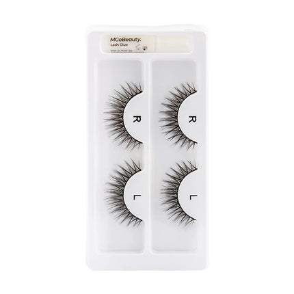 MCoBeauty Longwear False Lashes Natural Ibiza Duo Set