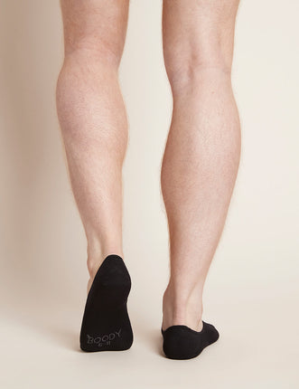 Boody Mens Invisible Socks Black 6-11 - OhYouLuckyDuck.com.au