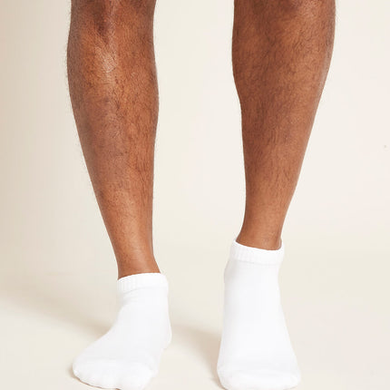 Boody Mens Ankle Sock White 6-11 - OhYouLuckyDuck.com.au