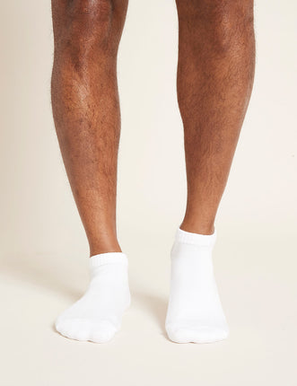 Boody Mens Ankle Sock White 6-11 - OhYouLuckyDuck.com.au
