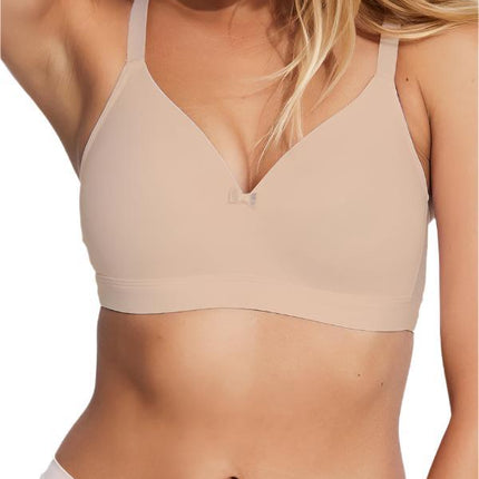 Kayser White Space Microfibre Non Wire Bra - Skin - OhYouLuckyDuck.com.au