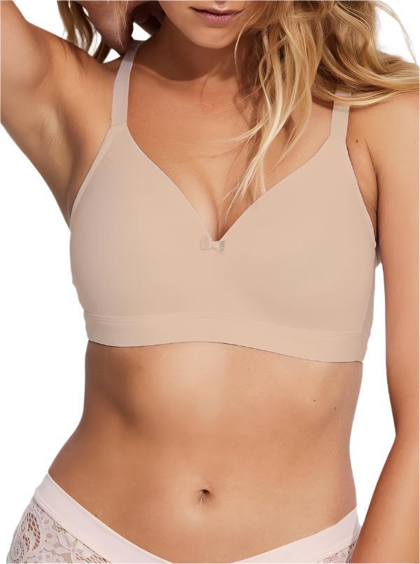 Kayser White Space Microfibre Non Wire Bra - Skin - OhYouLuckyDuck.com.au