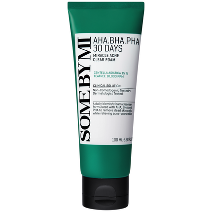 Some By Mi Aha Bha Pha 30 Days Miracle Acne Clear Foam Cleanser 100ML
