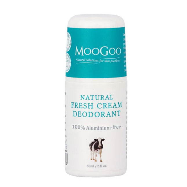 MooGoo Fresh Cream Deodorant Lemon Myrtle 60ml - OhYouLuckyDuck.com.au