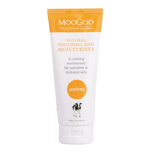 MooGoo Natural Soothing MSM Moisturiser 200g - OhYouLuckyDuck.com.au