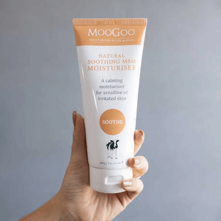 MooGoo Natural Soothing MSM Moisturiser 200g - OhYouLuckyDuck.com.au