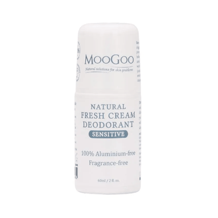 Moogoo Fresh Ceam Deodorant Sensitve60ML - OhYouLuckyDuck.com.au
