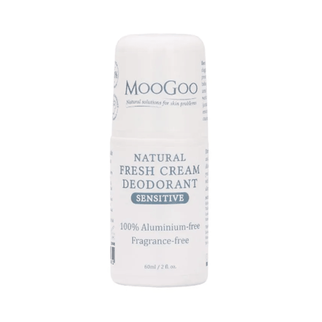 Moogoo Fresh Ceam Deodorant Sensitve60ML - OhYouLuckyDuck.com.au