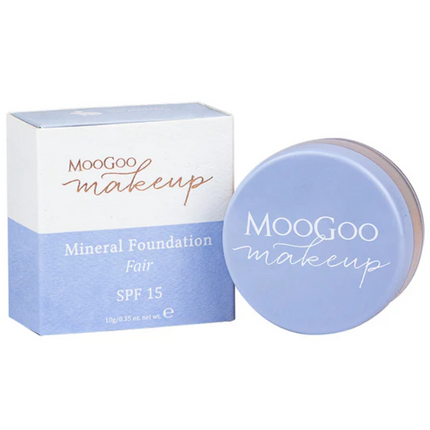 Moogoo Mineral Foundation Powder SPF15 Fair 10g - OhYouLuckyDuck.com.au
