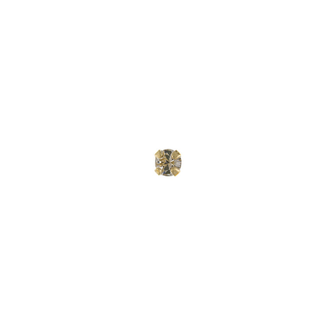 Ross 9CT Gold Nose Stud Crystal 1.5mm