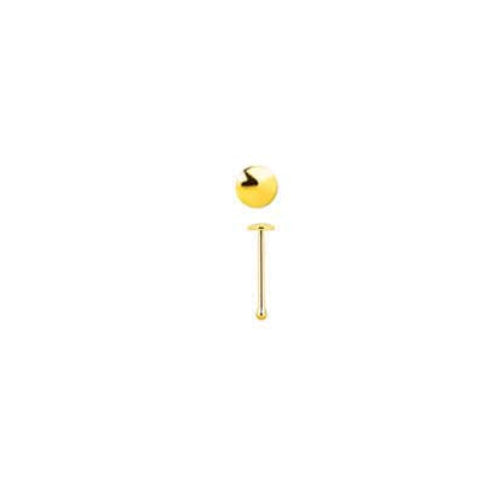 Rossan Nose Bone Gold Flat Top NS1341