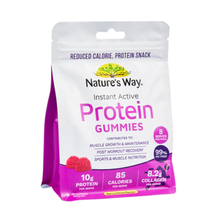 Nature's Way Instant Active Protein Gummies Berry