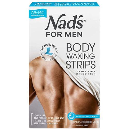 Nads Mens Body Waxing Strips 20 - OhYouLuckyDuck.com.au