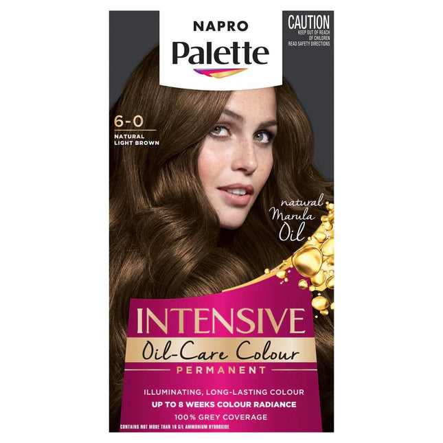 Napro Palette Intensive Creme Colour Permanent 6.0 Natural Light Brown - OhYouLuckyDuck.com.au