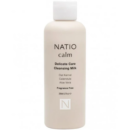 Natio Calm Delicate Care Cleansing Milk 200ml - OhYouLuckyDuck.com.au