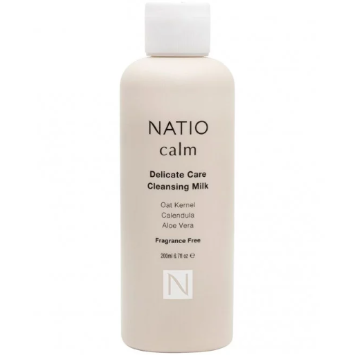 Natio Calm Delicate Care Cleansing Milk 200ml - OhYouLuckyDuck.com.au