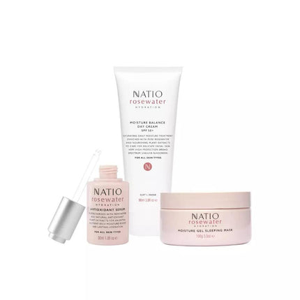 Natio Rose Petal 5 Piece Gift Pack - OhYouLuckyDuck.com.au