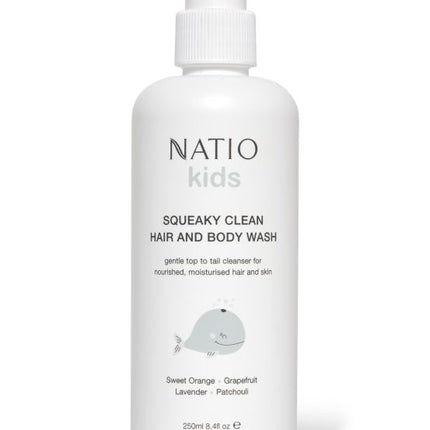 Natio Kids Squeaky Clean Hair And Body Wash - OhYouLuckyDuck.com.au