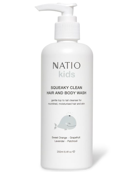 Natio Kids Squeaky Clean Hair And Body Wash - OhYouLuckyDuck.com.au