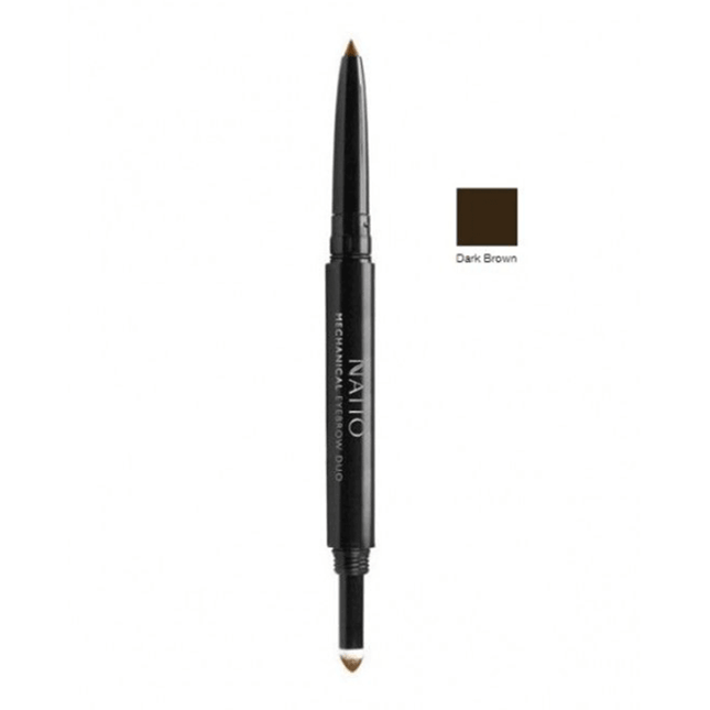 Natio Mechanical Eyebrow Duo Dark Brown - OhYouLuckyDuck.com.au