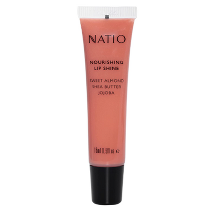 Natio Nourishing Lip Shine - Pink Coral - OhYouLuckyDuck.com.au