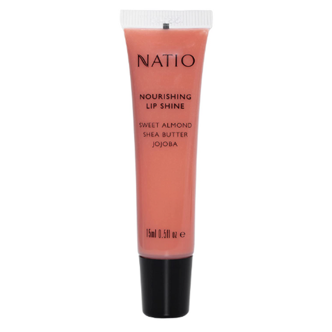 Natio Nourishing Lip Shine - Pink Coral - OhYouLuckyDuck.com.au