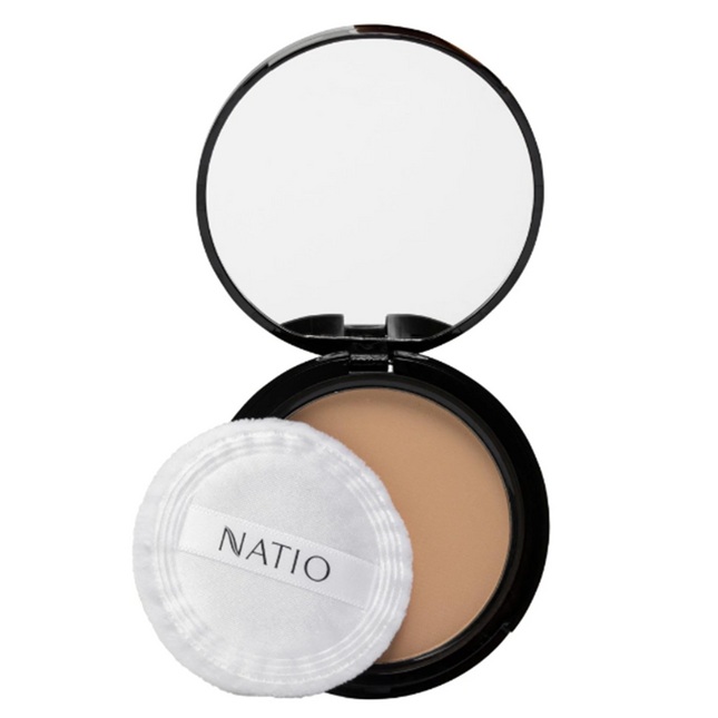 Natio Pressed Powder Pecan 15g - OhYouLuckyDuck.com.au