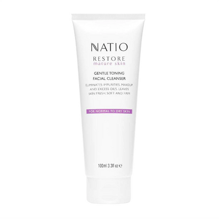 Natio Restore Gentle Toning Facial Cleanser 100ml - OhYouLuckyDuck.com.au