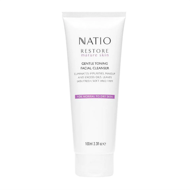 Natio Restore Gentle Toning Facial Cleanser 100ml - OhYouLuckyDuck.com.au