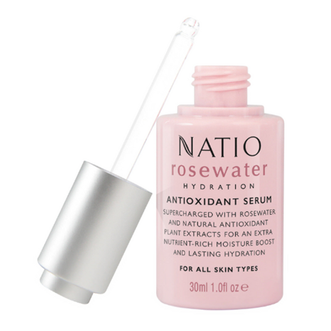 Natio Rosewater Hydration Antioxidant Serum 30ml - OhYouLuckyDuck.com.au