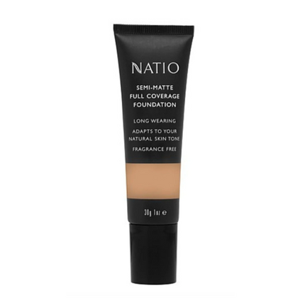 Natio Semi-Matte Full Coverage Foundation Golden 30g - OhYouLuckyDuck.com.au