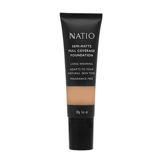 Natio Semi-Matte Full Coverage Foundation Golden 30g - OhYouLuckyDuck.com.au