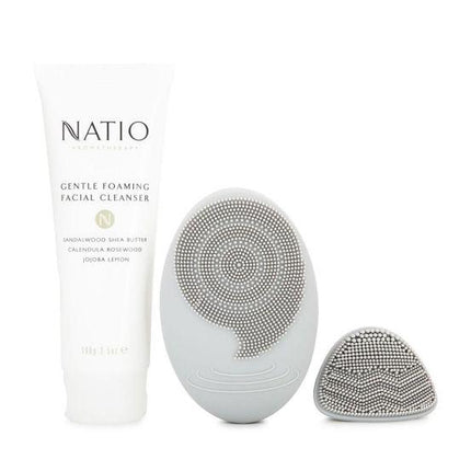 Natio Sonic Facial Cleansing Brush Set - OhYouLuckyDuck.com.au
