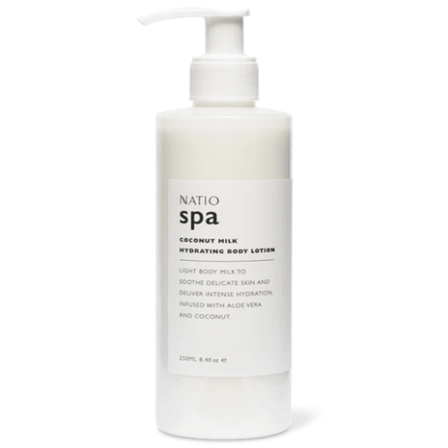 Natio Spa Coconut Milk Hydrating Body Lotion 250ml - OhYouLuckyDuck.com.au