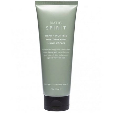 Natio Spirit Hemp & Muntrie Hardworking Hand Cream 90g - OhYouLuckyDuck.com.au