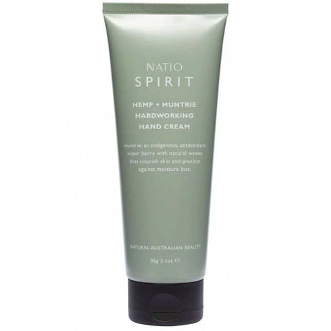 Natio Spirit Hemp & Muntrie Hardworking Hand Cream 90g - OhYouLuckyDuck.com.au