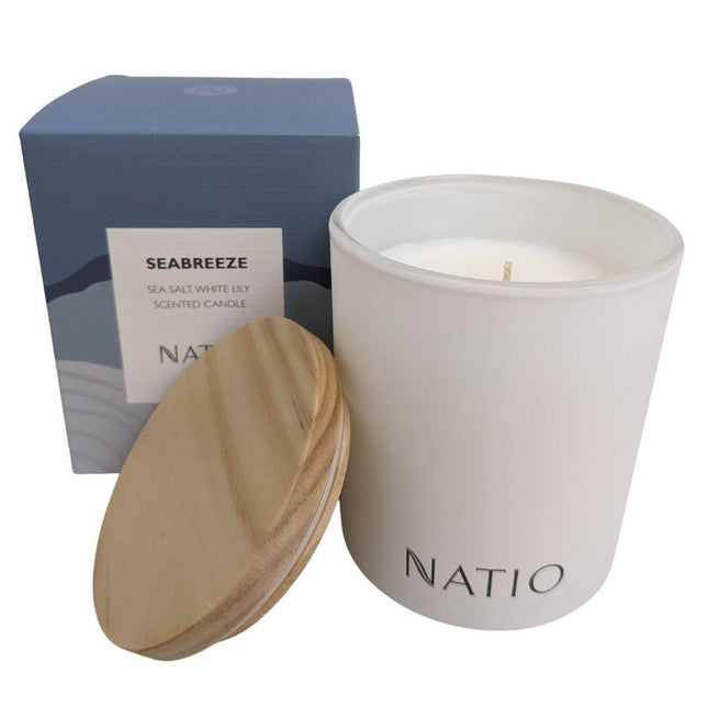 Natio Scented Candle Seabreeze 280g - OhYouLuckyDuck.com.au