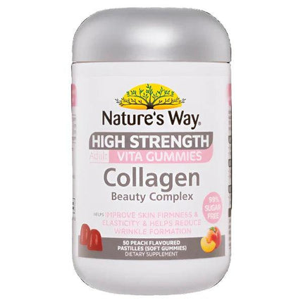 Nature's Way High Strength Adult Vita Gummies Collagen Beauty Complex 50 Pastilles - OhYouLuckyDuck.com.au